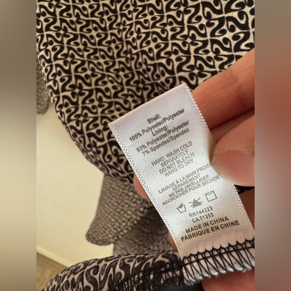 BISHOP + YOUNG ana covered button blouse in chocolate pascal print medium - Picture 6 of 10